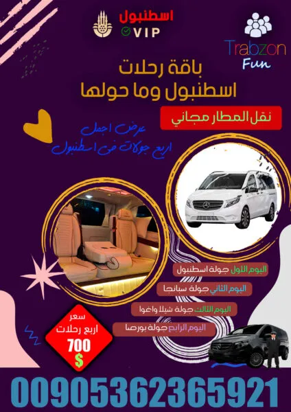 باقة سيارة مع سائق في اسطنبول