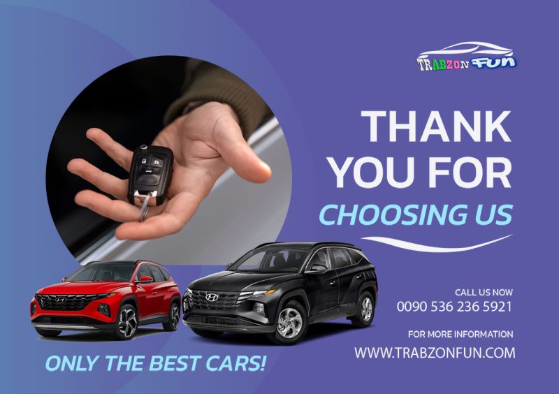 تأجير سيارات في طرابزون بدون سائق