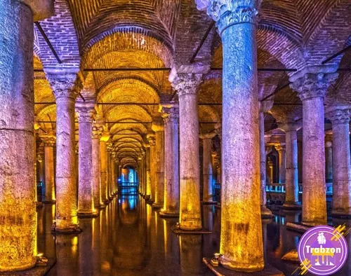 القصر المغمور من تقسيم, اماكن سياحية في إسطنبول