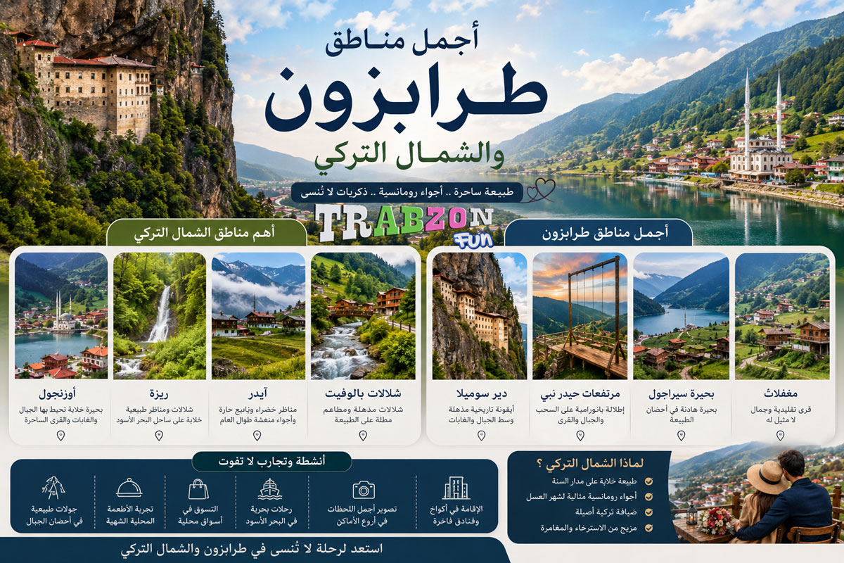 اجمل مناطق طرابزون والشمال التركي