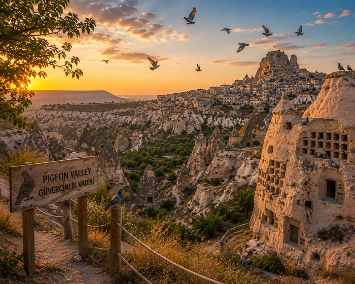 وادي الحمام (Pigeon Valley), السياحة في تركيا