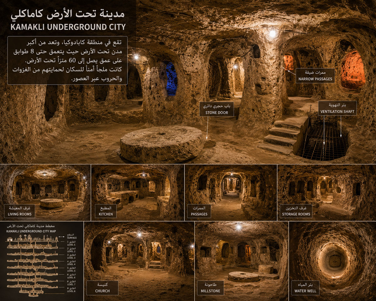مدينة تحت الأرض كاماكلي, السياحة في تركيا
